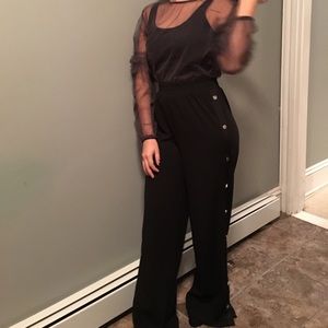 Tearaway Wide-Leg Pants